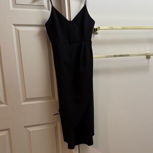 Elegant Black Midi Dress